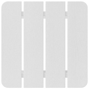 Mesa Lateral Adirondack Branca 38x38x45 cm HDPE