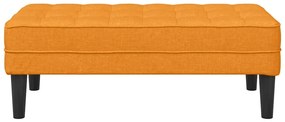 Banco vidaXL Amarelo Escuro 113x57x39 cm Tecido