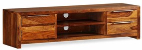 Móvel de TV madeira acácia sólida 120x30x30 cm