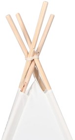 Tenda Teepee Infantil com Bolsa Peach &amp; Bolinhas de Brincar Skin Branc