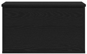 Caixa de Armazenamento vidaXL com Tampa em Carvalho Preto 60x35x35 cm