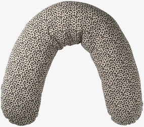 Almofada de amamentação + capa de proteção, coleção Bio bege-areia