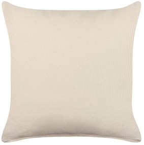 Almofada decorativa em algodão creme 45 x 45 cm HOWEA Beliani