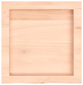 Prateleira de parede 40x40x(2-4) cm carvalho maciço não tratado