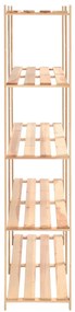 10 unidades arrumação 5 prateleiras 170x38x170cm pinho 500 kg