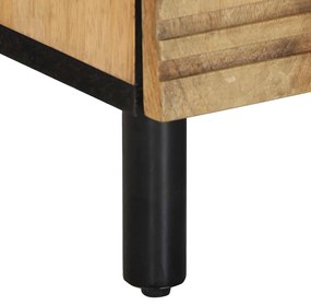 Mesa de cabeceira 50x33x60 cm madeira de mangueira maciça
