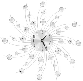 Relógio de parede com mecanismo quartzo design moderno 50 cm