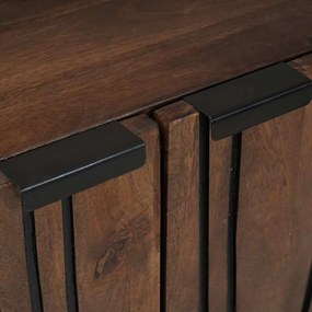 Highboard 60x33.5x100 cm de Madeira Sólida de Manga