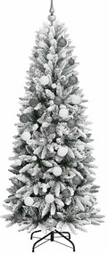 Árvore de Natal Artificial Branco 180 cm PVC