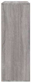 Aparador 60x31x84 cm derivados de madeira cinzento sonoma