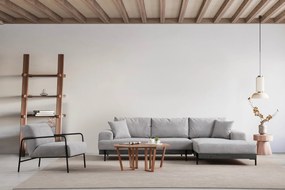 Sofá de Canto Eti – Cinzento – 280 x 170 cm