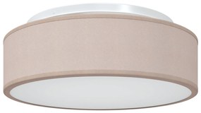 Luzes de Teto Embutidas Taupe Ø 38 cm Tecido E27