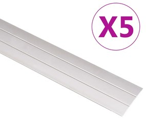 Perfis de piso 5 pcs 100 cm alumínio dourado