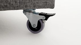 Sofá-Cama de Canto Fly – Cinzento – 210x70x280 cm