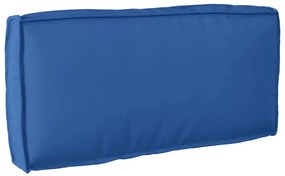 vidaXL Almofada de palete para encosto azul royal 80x40x12 cm, feita de tecido Oxford.