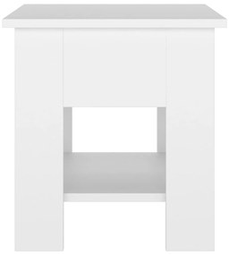Mesa de centro 40x40x42 cm madeira processada branco
