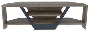 Móvel TV Sares – Nogueira/Preto – 120x35x36,8 cm