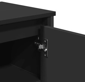Móvel para lavatório 91x35x60 cm derivados de madeira preto