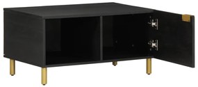 Mesa de centro 80x50x40 cm derivados de madeira preto