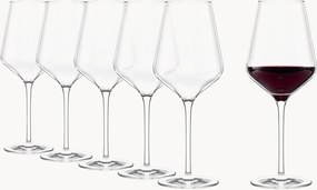 Copos de vinho tinto Quatrophil, conjunto de 6
