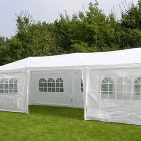 Tenda de Eventos Paddock Profissional Impermeável - 3x9 m - Branco