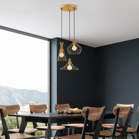 Candeeiro Chandelier Mezopotamya – Dourado – 55 cm