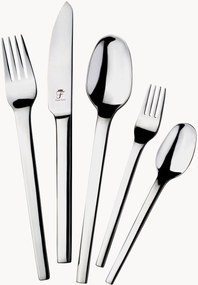 Conjunto de talheres em aço inoxidável polido Karat, 6 pessoas, conjunto de 30