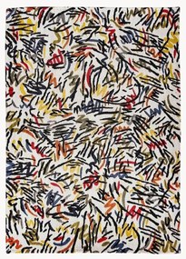 Tapete jacquard de tecelagem plana Graffito