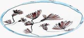Travessa de servir em porcelana Fine Bone China Midnight Flowers