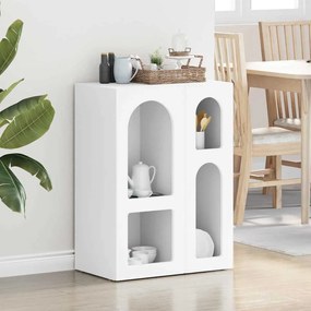 vidaXL Buffet Branco 59 x 35 x 80.5 cm Madeira processada