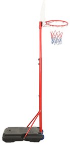 Conjunto portátil de basquetebol ajustável 200-236 cm