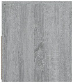 Mesas de cabeceira com LEDs 2 pcs 60x35x40 cm sonoma cinza