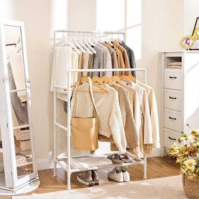Guarda roupa metal 84 x 44 x 154 cm Branco