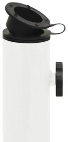 Base para guarda-sol ferro fundido 44x44x31 cm branco