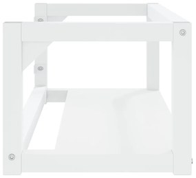 Estrutura de parede p/ lavatório ferro 79x38x31cm branco