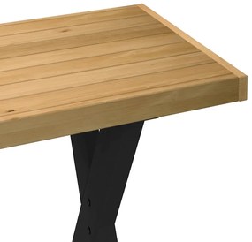 Secretária NOAIN com pernas forma X 120x50x75 cm pinho maciço