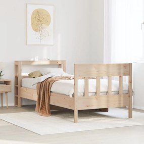Cama sem colchão 75x190 cm madeira de pinho maciça