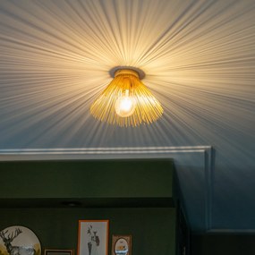 Candeeiro de teto Art Deco dourado - Broom