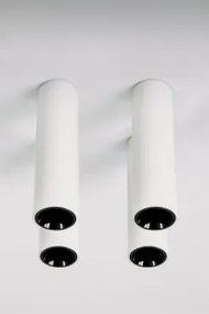 Pack De 4 Apliques De Teto Led De Superfície Redondos Ø4 Cm Em Alumínio Luisiana Preto & 3 W & 19º & Branco Frio 4000k - Sklum