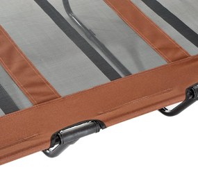 Cama para Animais de estimação Tela Cor de Café 122 x 92 x 23 cm