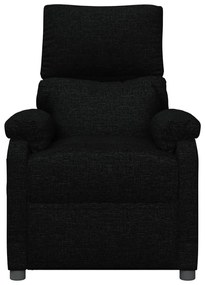 Poltrona de massagens elétrica tecido preto