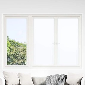 vidaXL Filme de Janela Estática Branco Fosco 45 x 1000 cm PVC