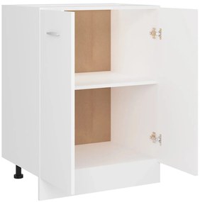 Armário inferior “Lyon” 60x46x81,5cm derivados madeira branco
