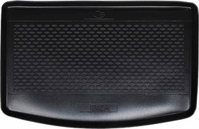 vidaXL Tapete de Porta-Malas Preto Assento IBIZA andar superior