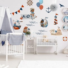 Autocolantes de parede - Pequenos marinheiros
