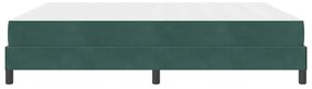 Cama box spring com colchão Verde Escuro 180 x 200 cm Veludo