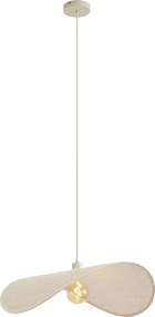 Candeeiro Suspenso Moderno Bege 65cm - Hat