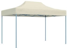 48892 vidaXL Tenda dobrável profissional para festas 3x4 m aço creme