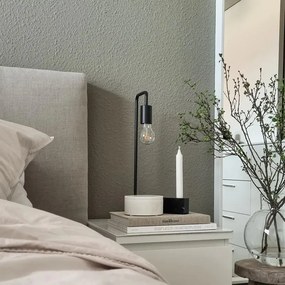 Candeeiro de mesa moderno preto - Facil