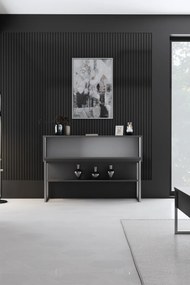 Cômoda Luxe – Prateado Antracite – 120 cm x 80 cm x 30 cm
